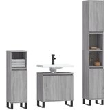  3-dijelni set kupaonskih ormarića boja hrasta sonome drveni | shoptok.hr