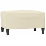 vidaXL Stolček za noge krem 70x55x41 cm umetno usnje, (20983824) | Shoptok.si
