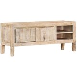 Maison Chic TV omarica - TV stojalo - Televizijska omarica 110x35x46 cm trden mangov les, (21700851) | Shoptok.si