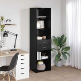  Highboard Crni hrast 50 x 42,5 x 185 cm Konstruirano drvo | shoptok.hr
