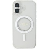 Guess Zaš?itni ovitek za iPhone 16 Strass Ring MagSafe, Bela, (21749260) Cene
