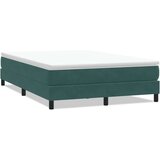 Box spring postelja brez vzmetnico temno zelena 140x210cm žamet, (21792038) | Shoptok.si