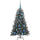 vidaXL Umestno božično drevo med 150 LED Zelena 68 x 68 x 120 cm | Shoptok.si