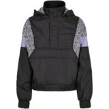 UC Curvy Women's AOP Mixed Pull Over Jacket Black/Zebra | Shoptok.si