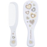 Canpol Newborn Baby Baby Brush With Comb Hearts češalj za kosu 1 kom Cijene