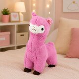  Plišana igračka Alpaka Lama Plišana igračka Mekano krzno Roza 38 cm | shoptok.hr