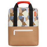 Hello Hossy Patchwork Kids Backpack - Brown Višebojna | shoptok.hr