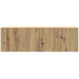  Komplet 3 kosov stenske TV omarice Artisan Oak 100x30x30 cm, (22064776) | Shoptok.si