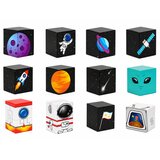  Set of Magnetic Blocks Cubes Cubes Pixels 3D Space 50 pcs. | shoptok.hr