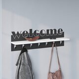 Livetastic Stenski Obešalnik Welcome, Bela | Shoptok.si