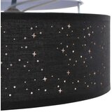  Stropna svjetiljka Crna 38 x 38 x 13,5 cm tkanina | Eponuda.com