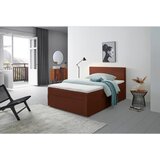 Livetastic POSTELJA Z VZMETNICO 140 cm x 200 cm , tekstil opečnato rjava Cene
