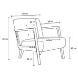 Atelier Del Sofa fotelja kemer cream v2