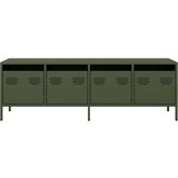 vidaXL TV ormarić maslinastozeleni 135 x 39 x 43,5 cm čelični | shoptok.hr