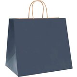  Papirnate vrećice 50 kom s ručkama plave 32x22x28 cm | shoptok.hr