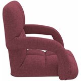 Podesivi podni naslonjač Vinska crvena 58 x 62 x 58 cm Tkanina | shoptok.hr