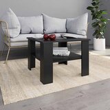  Stolić za kavu crni 60 x 60 x 42 cm od konstruiranog drva | Eponuda.ba