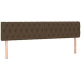  s oprugama i madracem tamnosmeđi 200x200 cm od tkanine | shoptok.hr