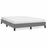 Maison Chic Posteljni okvir - Dvoposteljna postelja - Zakonska postelja brez vzmetnice temno siv 140x190 cm blago-J12904, (21771589) | Shoptok.si