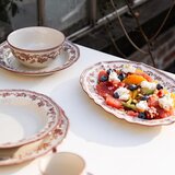 S|P Collection Bordo rdeča/slonokoščena porcelanasta skledica Cyril – | Shoptok.si