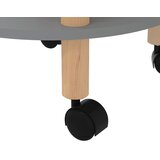 Kolica na 3 razine sivi 38 x 38 x 82 cm od drva i borovine | shoptok.hr