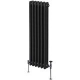 Monster tradicionalni radiator s 3 stebri - 1500 x 292 mm - črn, (21569740) Cene