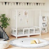 The Living Store Otroški posteljni okvir bel 70x140 cm trdna borovina - Otroški Posteljni Okvir, (21625301) | Shoptok.si