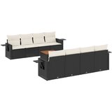  The Living Store Vrtna sedežna garnitura 9-delna z blazinami črn poli ratan - Vrtna Sedežna Garniture, (21443768) | Shoptok.si