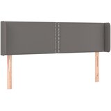  Uzglavlje s ušima sivo 147x16x78/88 cm od umjetne kože | Eponuda.ba