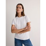 Reserved bombažna majica - bela | Shoptok.si