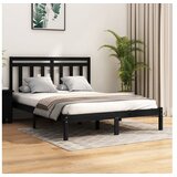  Za krevet od masivnog drva crni 140 x 190 cm | shoptok.hr