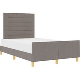 vidaXL Postelja - Taupe, 120x190 cm, Tkanina, (22049209) Cene