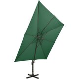  Konzolni vrtni suncobran s dvostrukim vrhom 300 x 300 cm zeleni | shoptok.hr