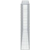  Gabionska košara s lukom 400x30x160/180 cm pocinčano željezo | shoptok.hr