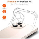 Techsuit Shockproof Clear Silicone prozirna maskica otporna na udarce za Honor 400 Pro | shoptok.hr