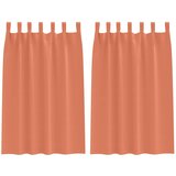  Zavjese za blackout s prstenovima 2 kom. Terakota 175 x 140 cm | shoptok.hr