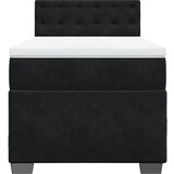 Box spring krevet s madracem crni 80 x 200 cm baršunasti | shoptok.hr