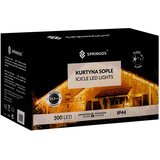  LED svjetlosna zavjesa toplo bijela + hladno bijeli bljesak 300 LED lampica | shoptok.hr