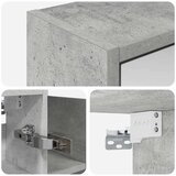  Kopalniška ogledalna omara Betonsko siva 73,5 x 16 x 62,5 cm, (5000232824) | Shoptok.si