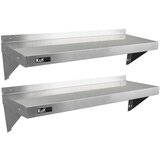 Monster 2 x KuKoo police iz nerjavečega jekla 1250 mm x 300 mm, (21571366) | Shoptok.si