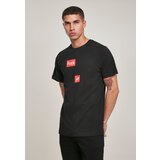 MT Men Black T-Shirt Fuck Off Split Cene