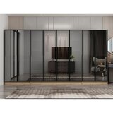 Hanah home ormar sa reflektujućim staklom Nisa 20654, 360 cm, dore Cene