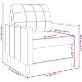 vidaXL Sedežna garnitura 3-delna krem blago, (21339693) | Shoptok.si