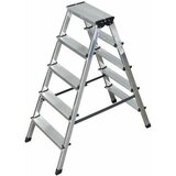 Krause-werk prostostoječa aluminijasta lestev Dopplo 2x5 stopnic 120342 Cene