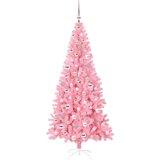 vidaXL Božično drevo med 300 LED z stojalom Roza 210 cm PVC | Shoptok.si