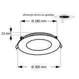 Bb Link led ugradna cct panel lampa 24W KNC1-24W | ePonuda.com