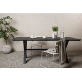 Venture Home Rives pravokutni vrtni blagovaonski stol 200 × 100 cm, crni | shoptok.hr