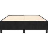  Okvir za krevet s oprugom crni 140 x 190 cm baršunasti | Shoptok.si