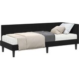 vidaXL Kotni okvir postelje z matrico z vzglavjem 2 pcs Črna Žamet, (5000155834) | Shoptok.si