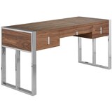 Angel Cerdá Pisalna miza iz oreha in kromiranega jekla, (20571254) | Shoptok.si